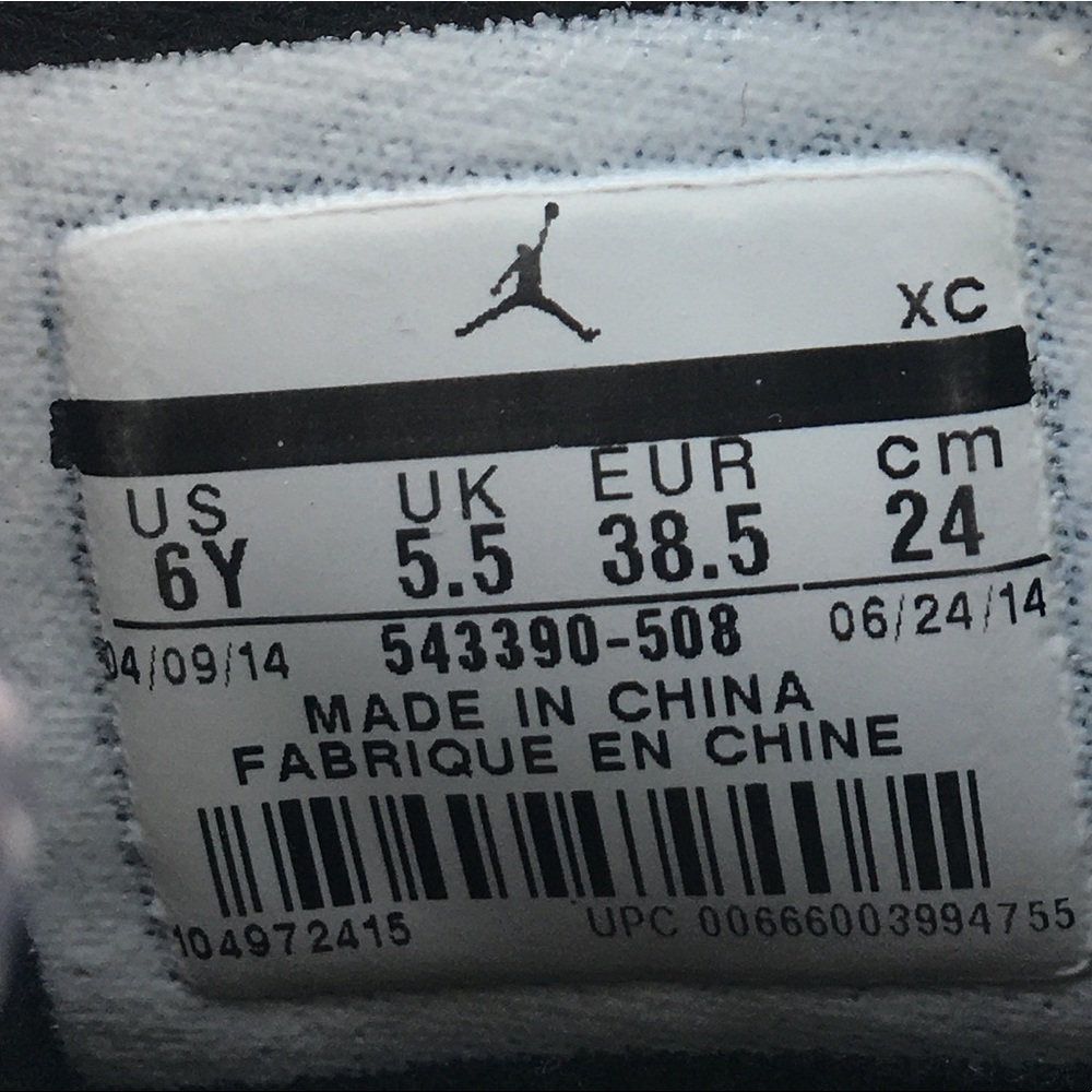 SOLD! Nike Air Jordan 6 Iron Purple VI Shoes Jordans - Picture 9 of 14